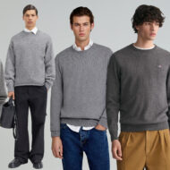 Looks con jersey gris, vaqueros y pantalones chinos