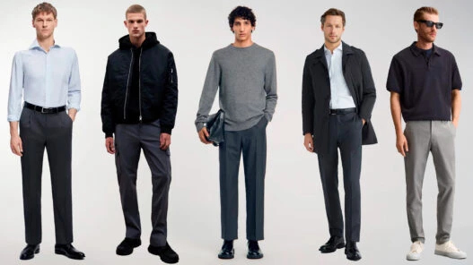 Ideas para combinar el pantalón gris de hombre