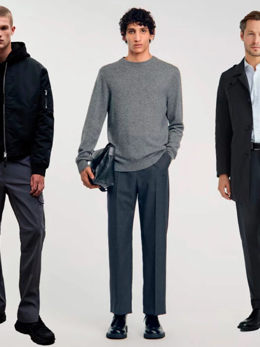 Ideas para combinar el pantalón gris de hombre