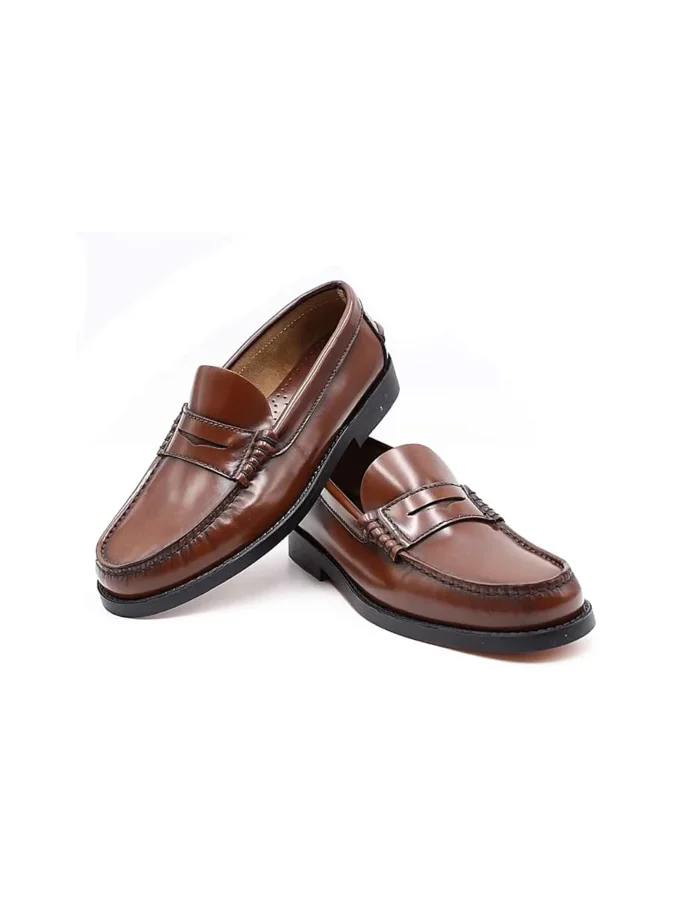 mocasín marrón de hombre