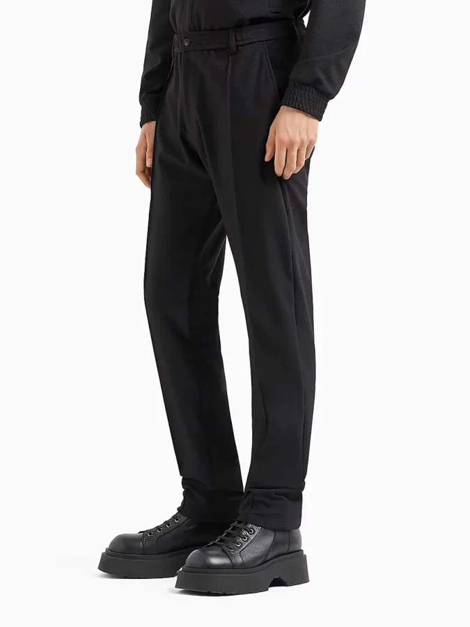 pantalones negros de armani