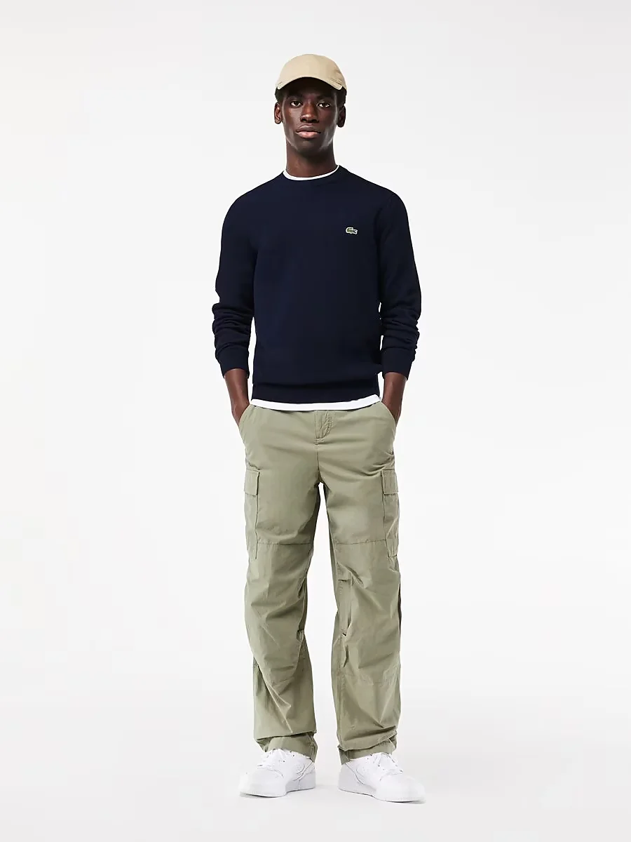 pantalones cargo de lacoste hombre