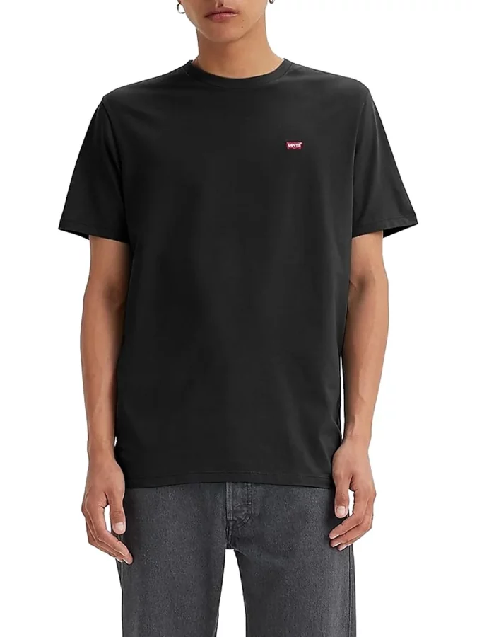 camiseta negra básica de Levi's hombre