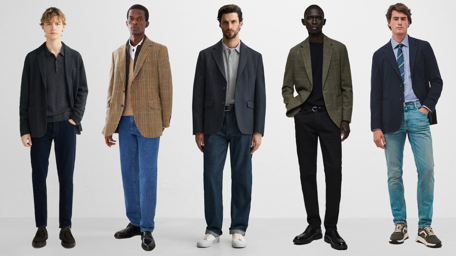 Cómo combinar americana con vaqueros en looks de hombre – Rísbel Magazine