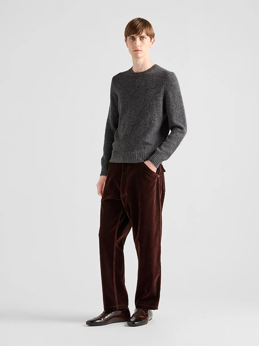 pantalones de pana de prada hombre para el invierno