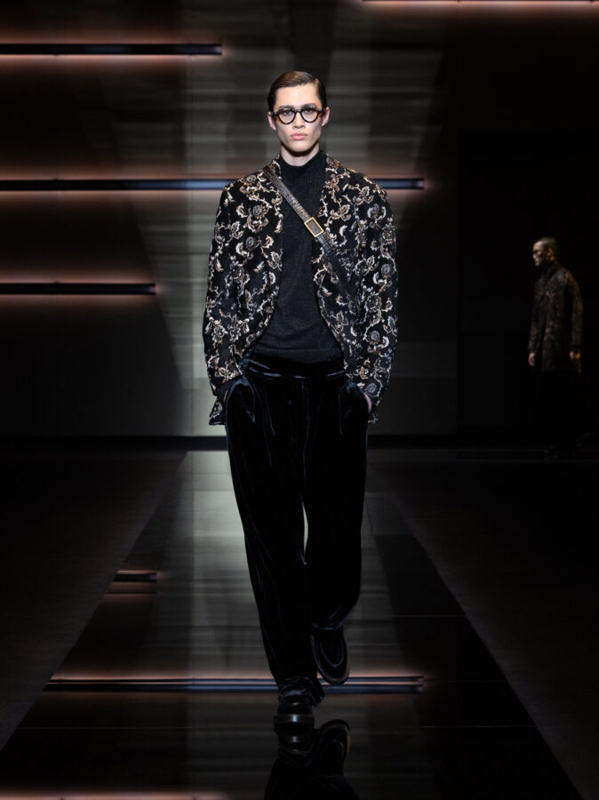 desfile Emporio Armani otoño invierno 2025 2026