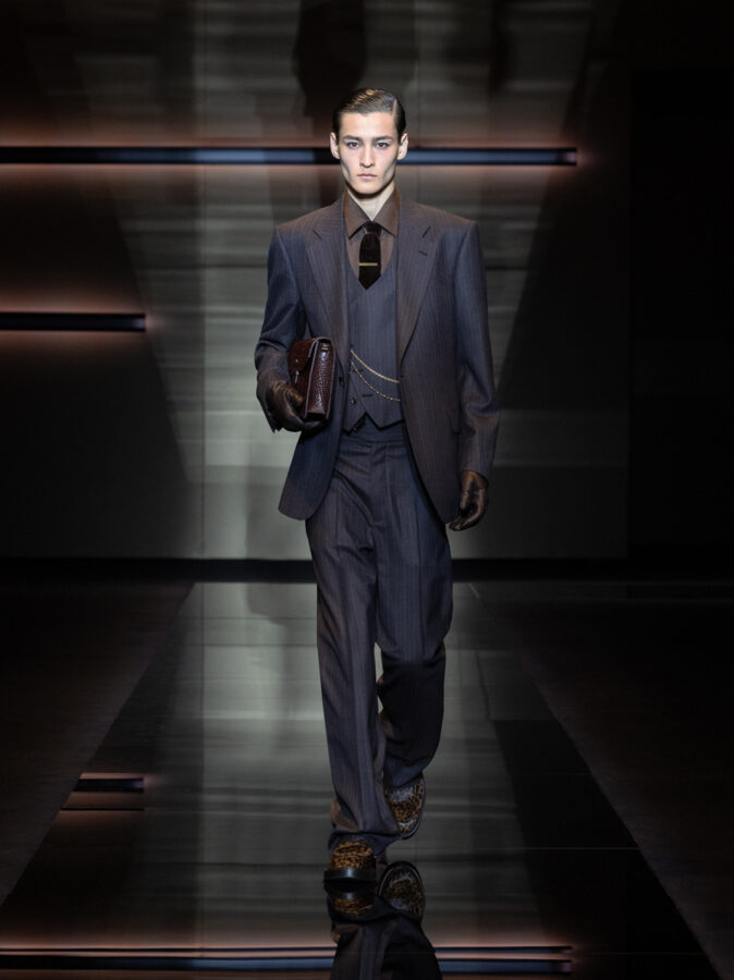 desfile Emporio Armani otoño invierno 2025 2026