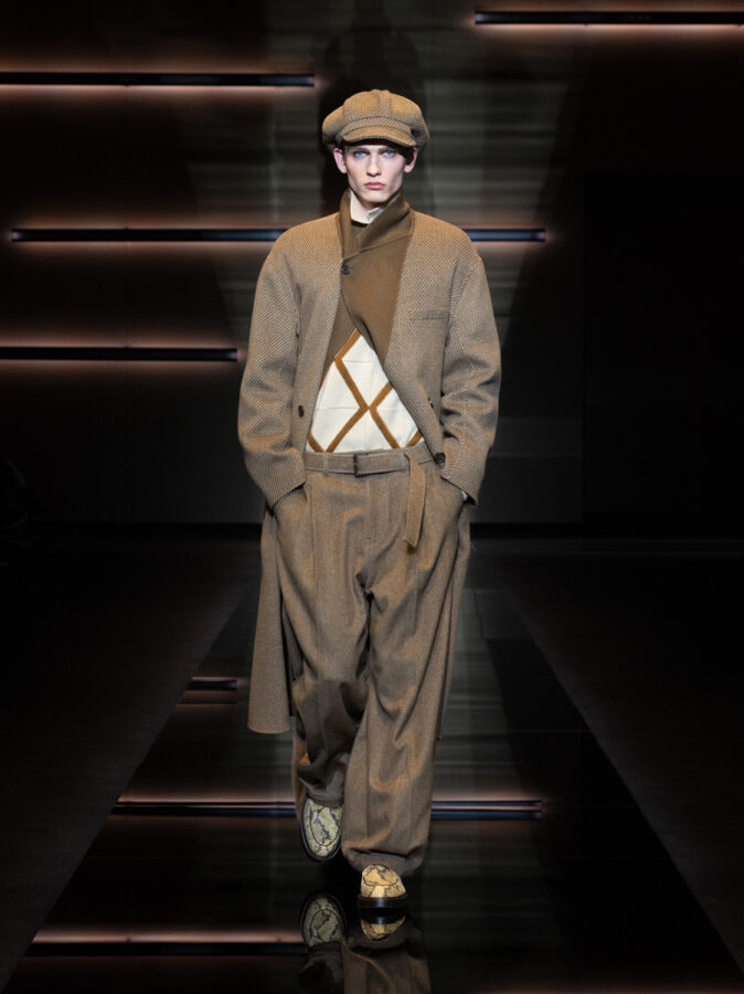 desfile Emporio Armani otoño invierno 2025 2026