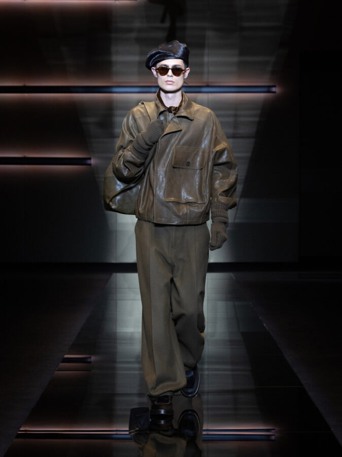 desfile Emporio Armani otoño invierno 2025 2026