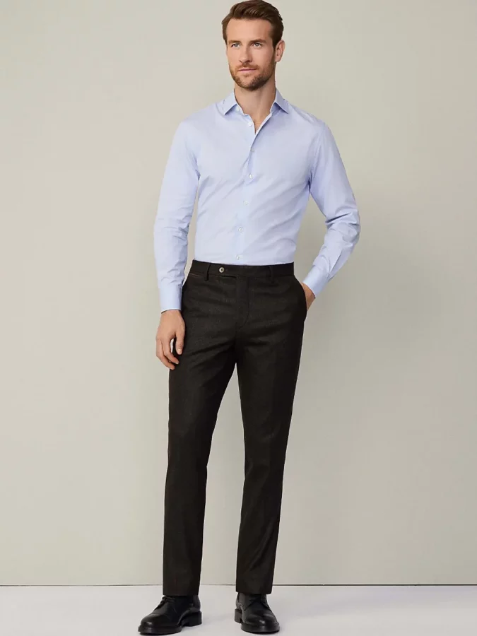 pantalón marrón de hackett london para hombre