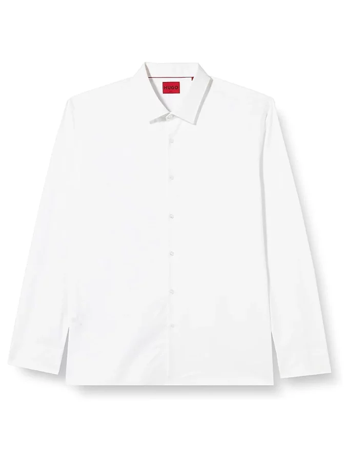 camisa blanca de hugo boss