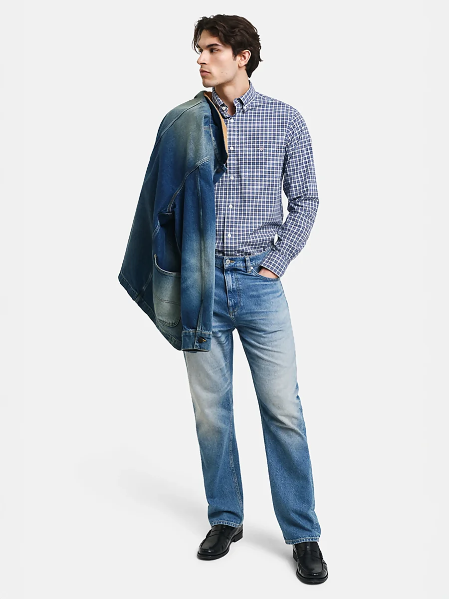 total look de GANT hombre con camisa de cuadros