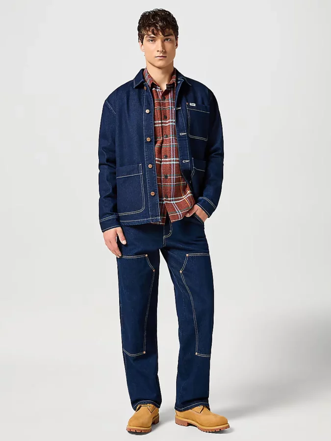 camisa estampada de wrangler para hombre