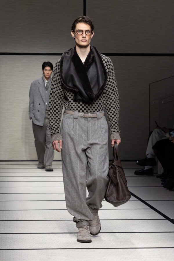 Desfile Giorgio Armani hombre otoño invierno 2025 2026