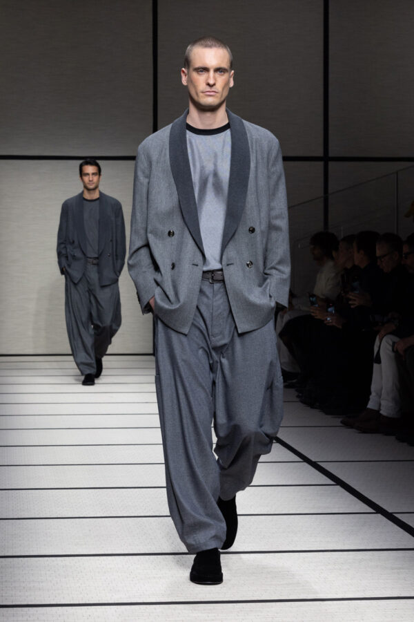 Desfile Giorgio Armani hombre otoño invierno 2025 2026