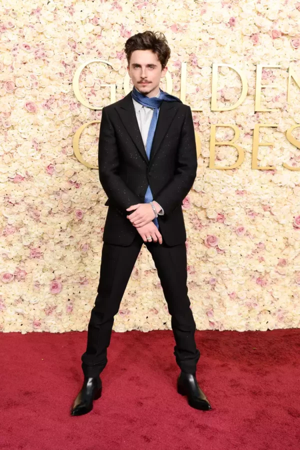 El actor Timothée Chalamet ha sido uno de los hombres mejor vestidos de los Globos de Oro 2025.