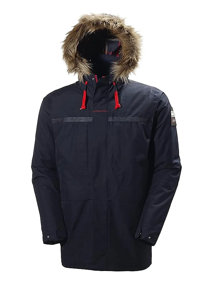 parka de Helly hansen de color azul marino