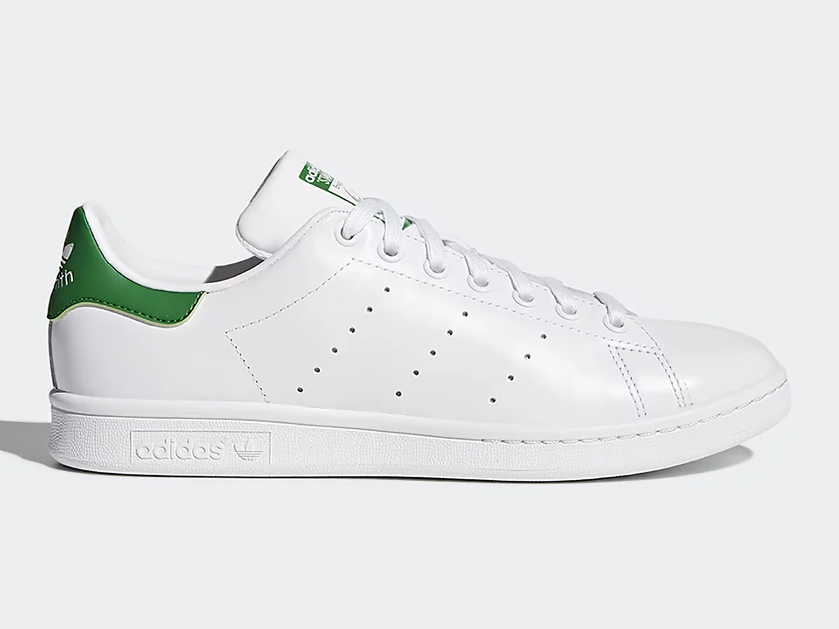 adidas originales del tenista stan smith con el talón verde