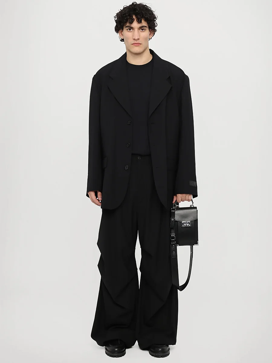 total black look de maison margiela