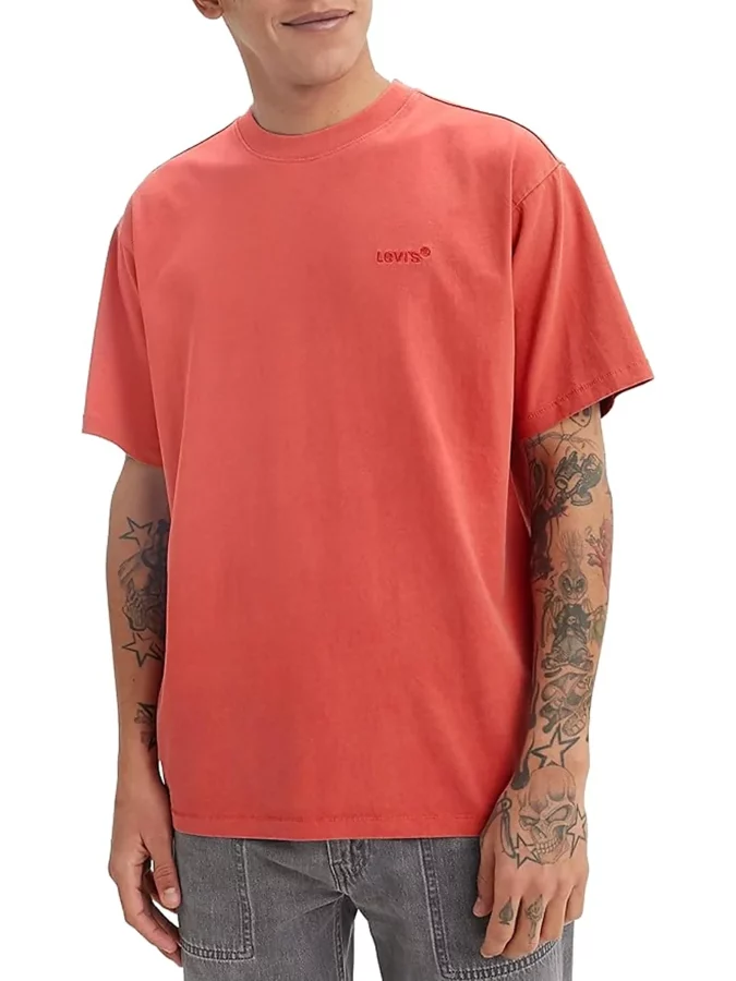 camiseta de color coral de Levi's hombre