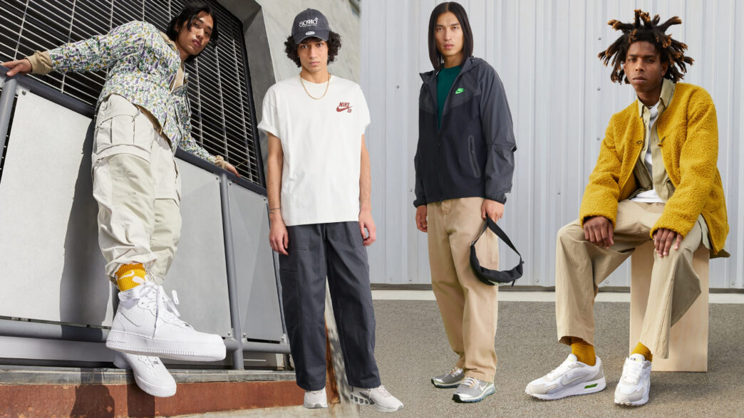 Formas de combinar las Nike Air en looks de hombre