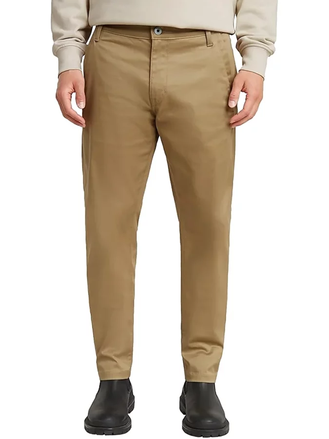 Pantalones chinos beige de corte slim