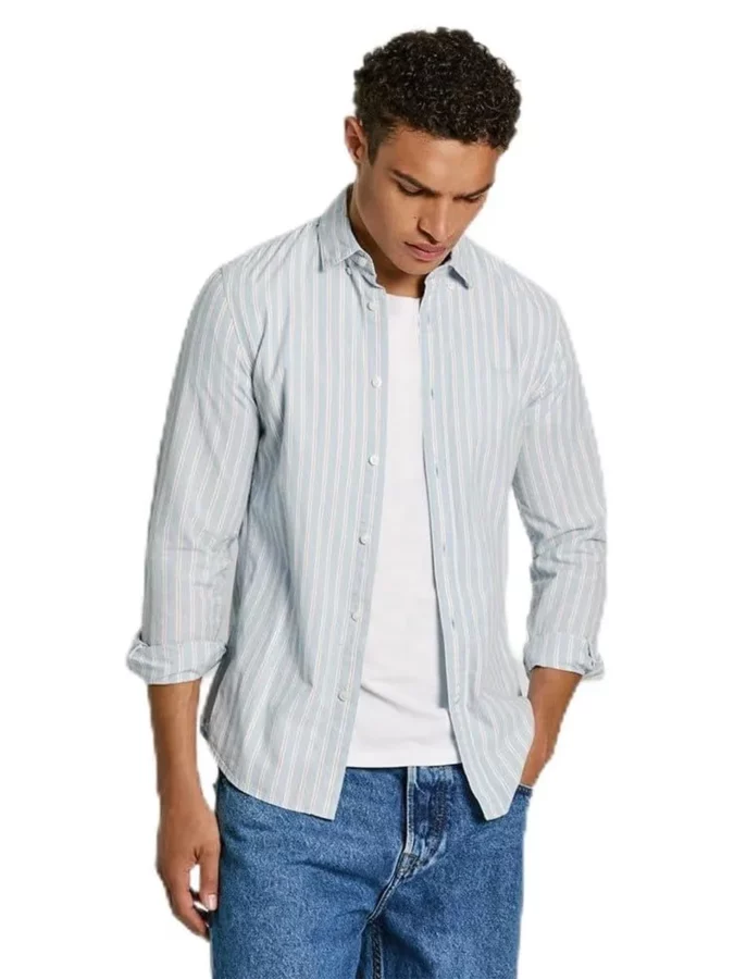 Camisa a rayas para hombre 