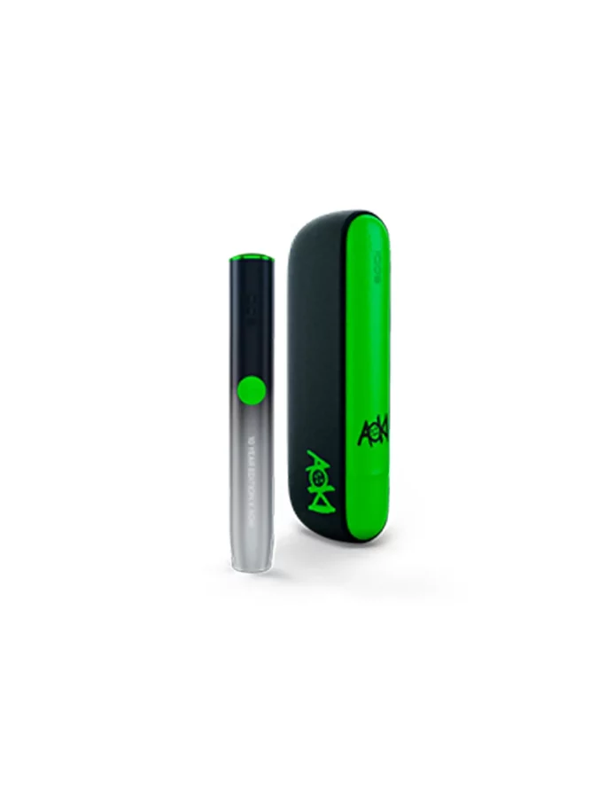 IQOS ILUMA x Steve Aoki en verde