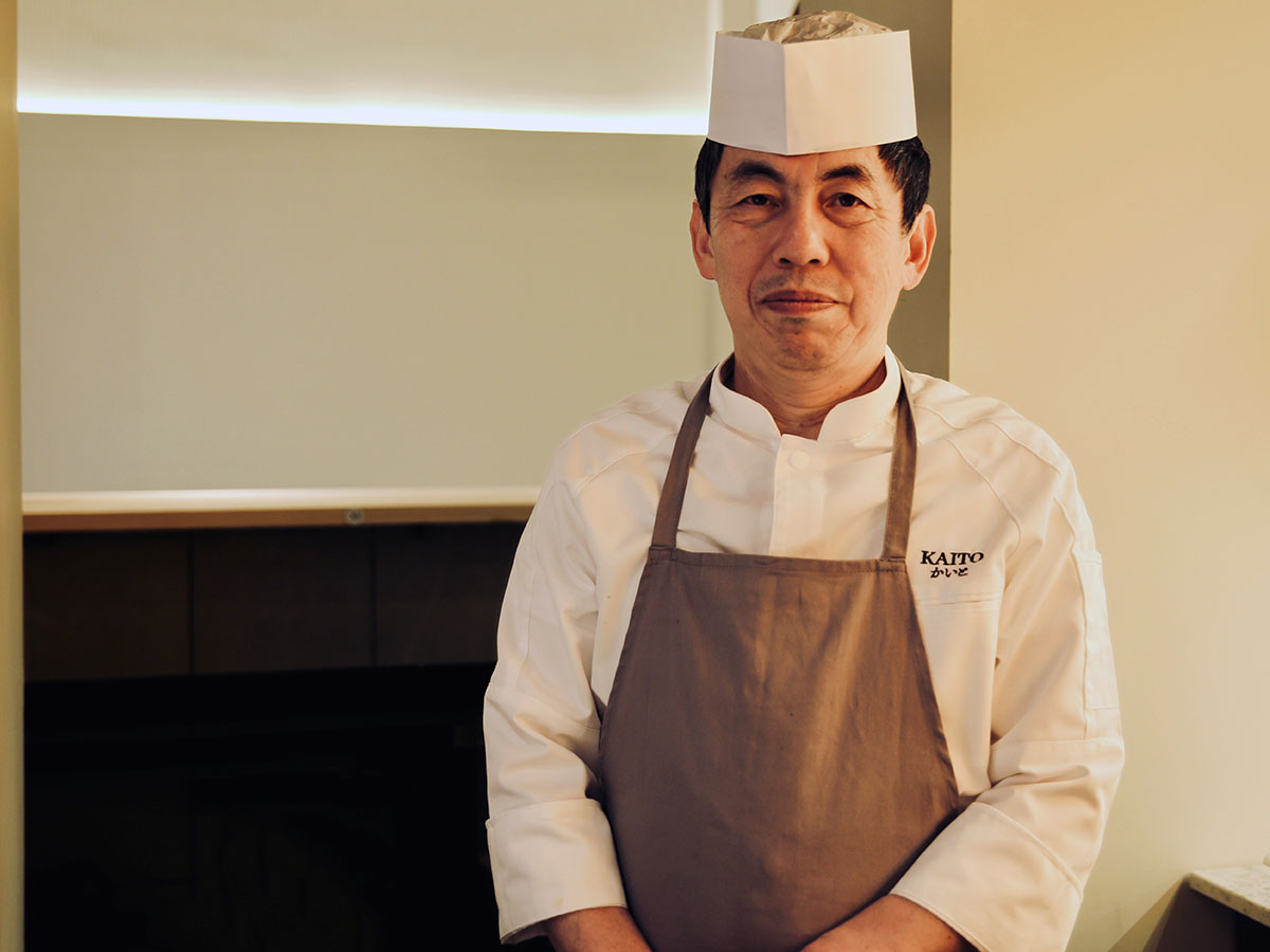 maestro Koichi del restaurante Hand Roll Bar de Madrid