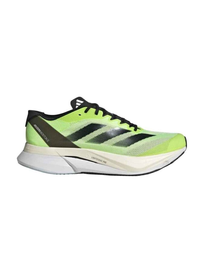 adidas adizero boston 12 en amarillo fosforito