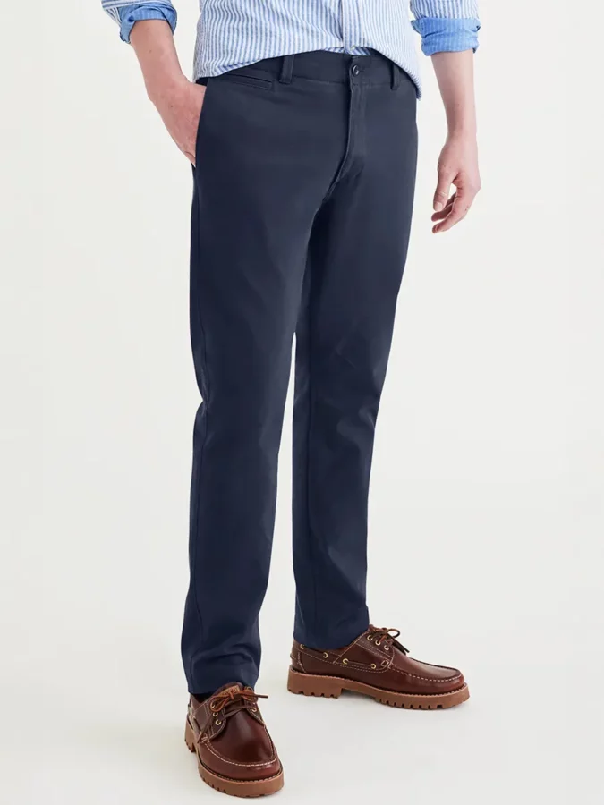 pantalones chinos azules marinos