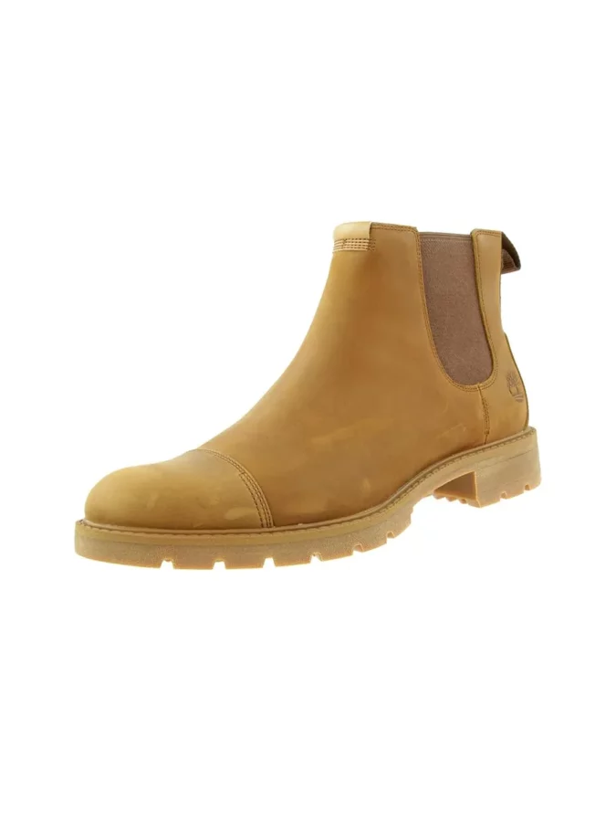 botines Timberland en tono mostaza