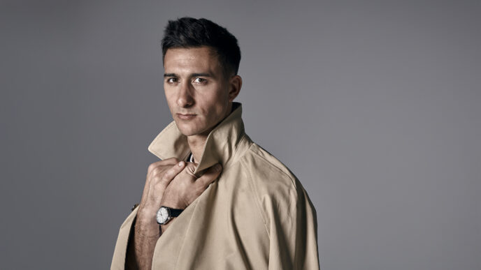 Futbolista Juan Musso Atlético de Madrid en una sesión de fotos para la revista masculina Rísbel