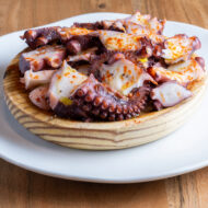 Pulpo a la gallega del restaurante Lúa de Madrid