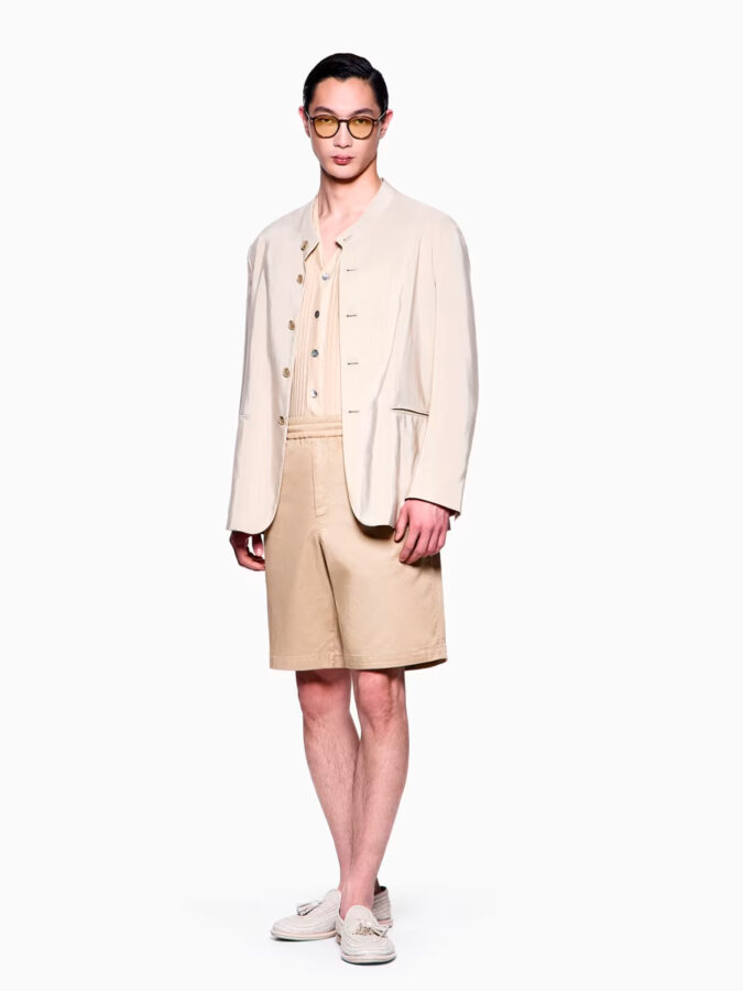 Outfit pantalón corto de hombre de Giorgio Armani