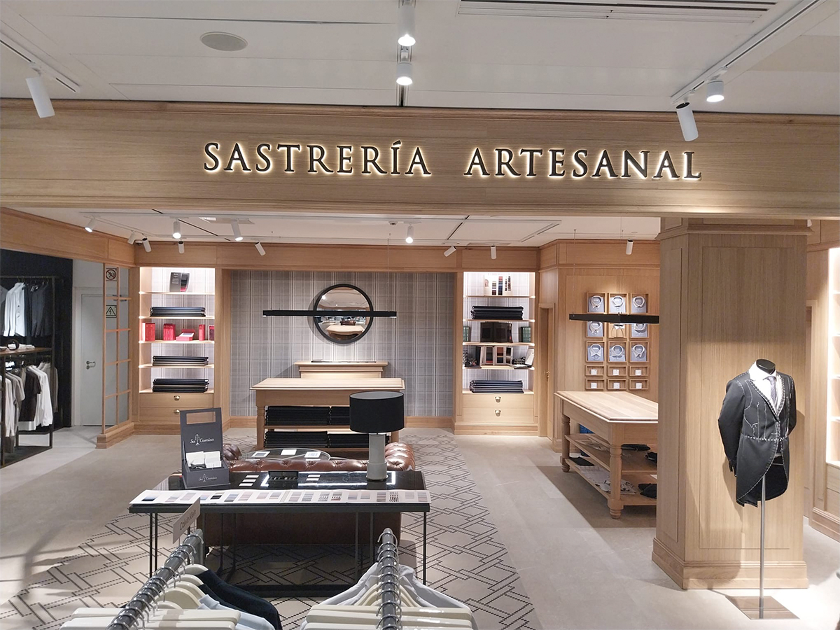 Sastrería a medida de El Corte Inglés