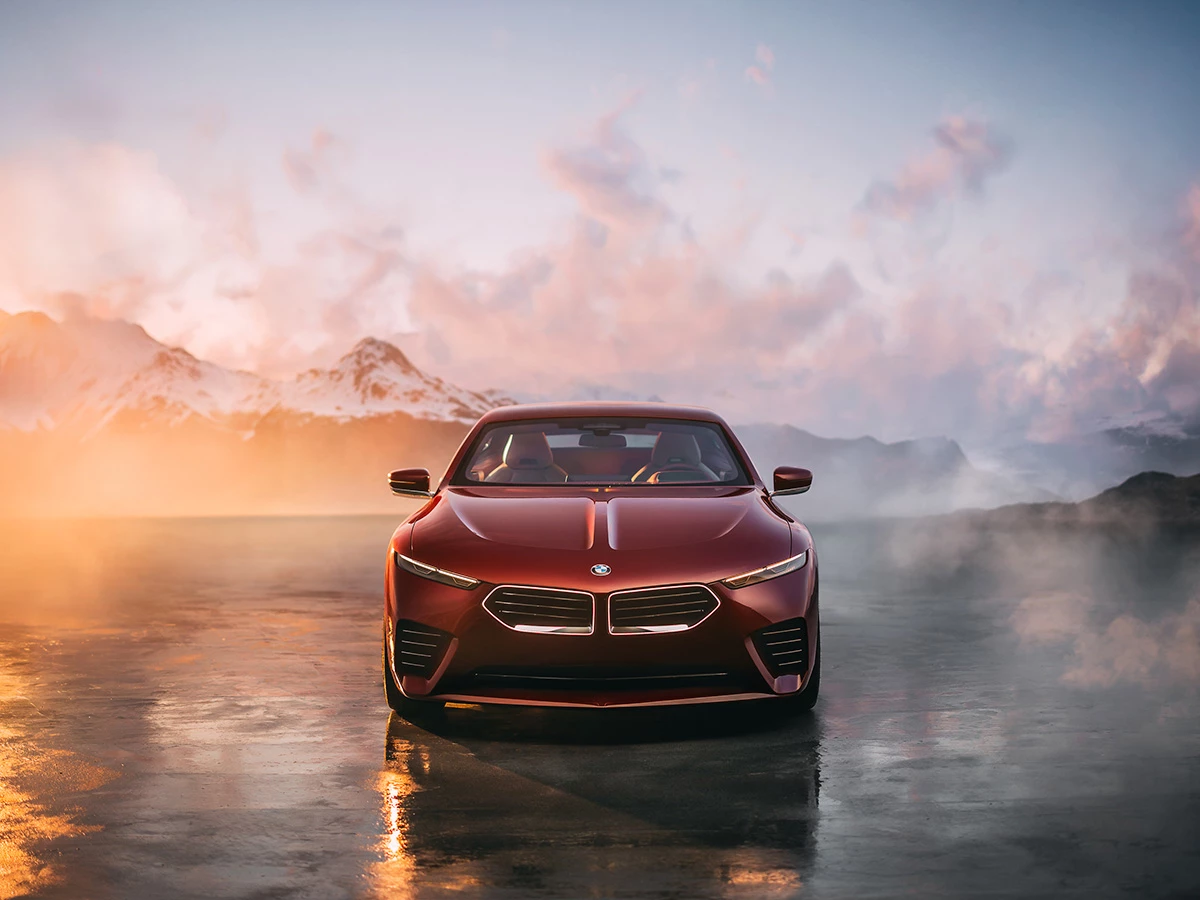 Frontal del BMW Concept Speedtop 2025