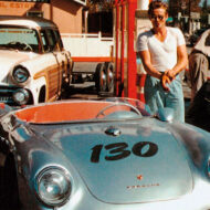 Jeames Dean con Porsche