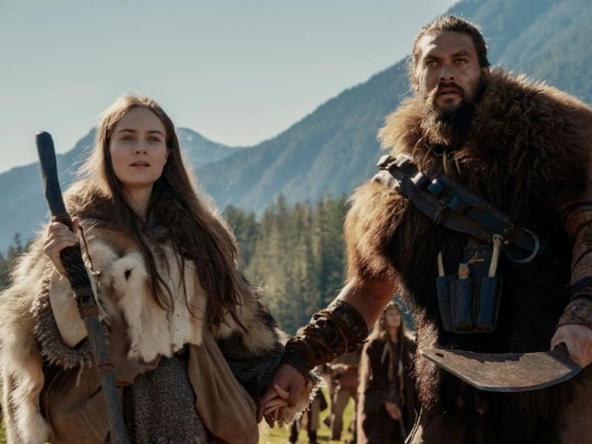 Escena de la serie de Jason Momoa El Gran Guerrero en Apple TV
