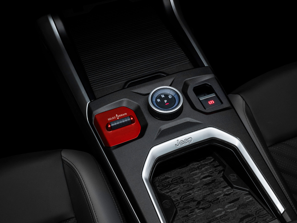 Consola central del nuevo Jeep Compass 2025
