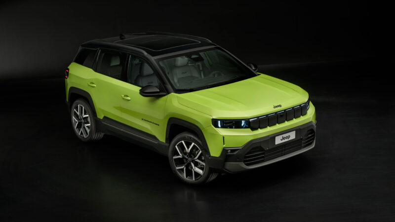 Nuevo Jeep Compass 2025 en color verde lima