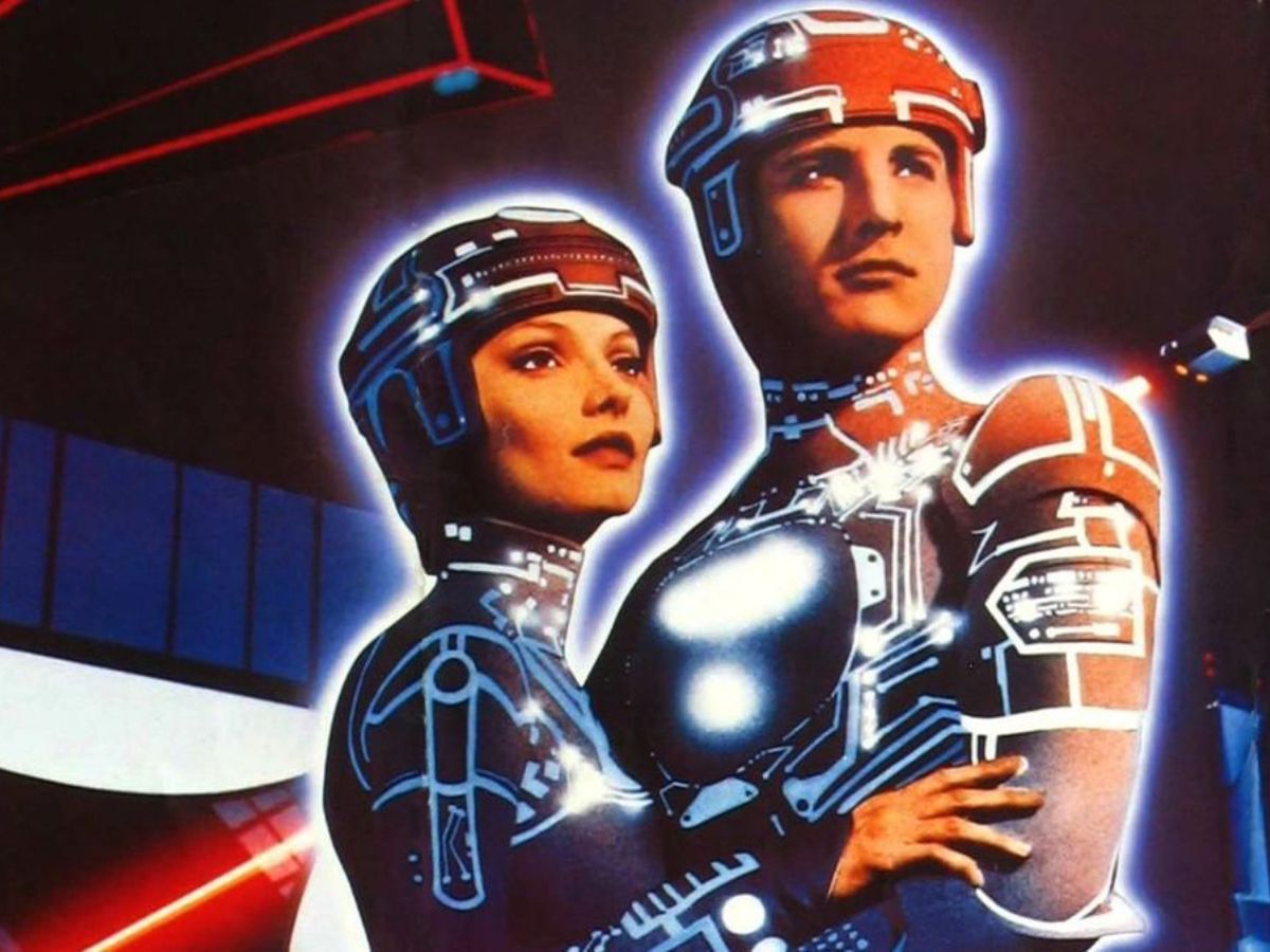 Cartel antiguo de la Saga Tron