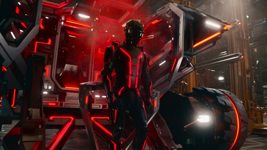 Escena de la película Tron: Ares (2025) de Disney