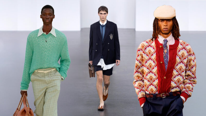 Outfits estilo Preppy hombre 2025 pasarelas
