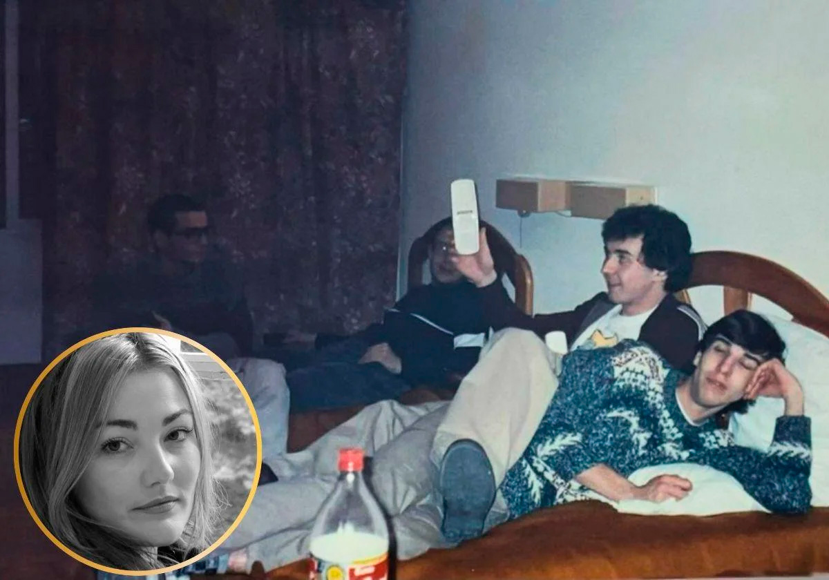 fotografía inédita de La Oreja de Van Gogh en 1998