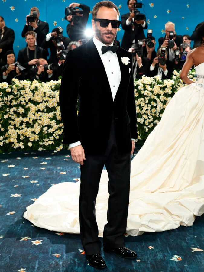 hombres mejor vestidos met gala 2025 Tom Ford