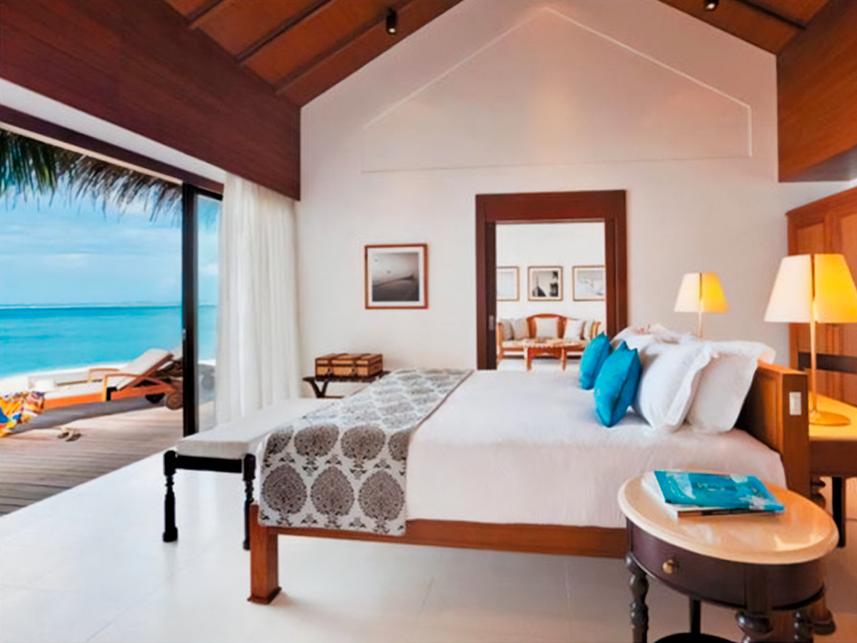 Dormitorio del hotel The Residence Maldivas
