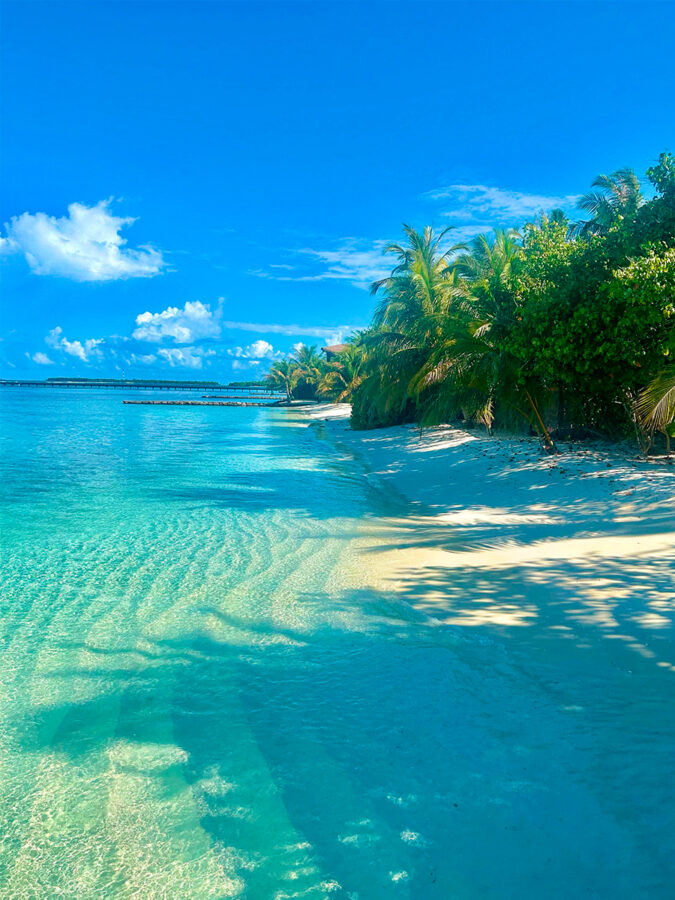 Playa del hotel The Residence Maldivas