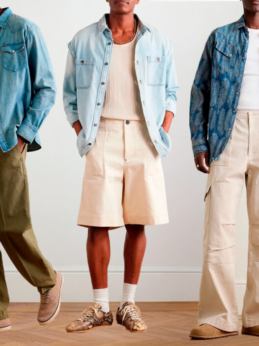 Ideas de outfits para combinar la camisa vaquera de hombre