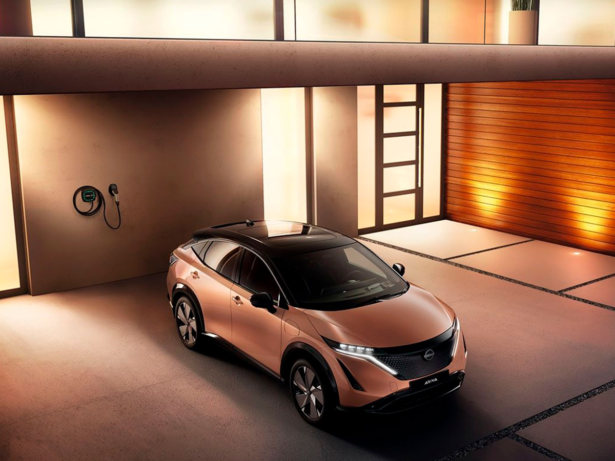 coches eléctricos con carga bidireccional Nissan Ariya